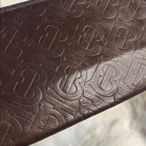 Burberry TB Monogram bi-fold long leather wallet in brown. - Picture 2 of 12